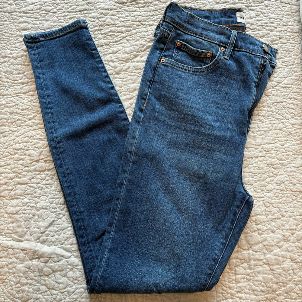 Denim forum Lola high rise skinny jeans (30 inch length)